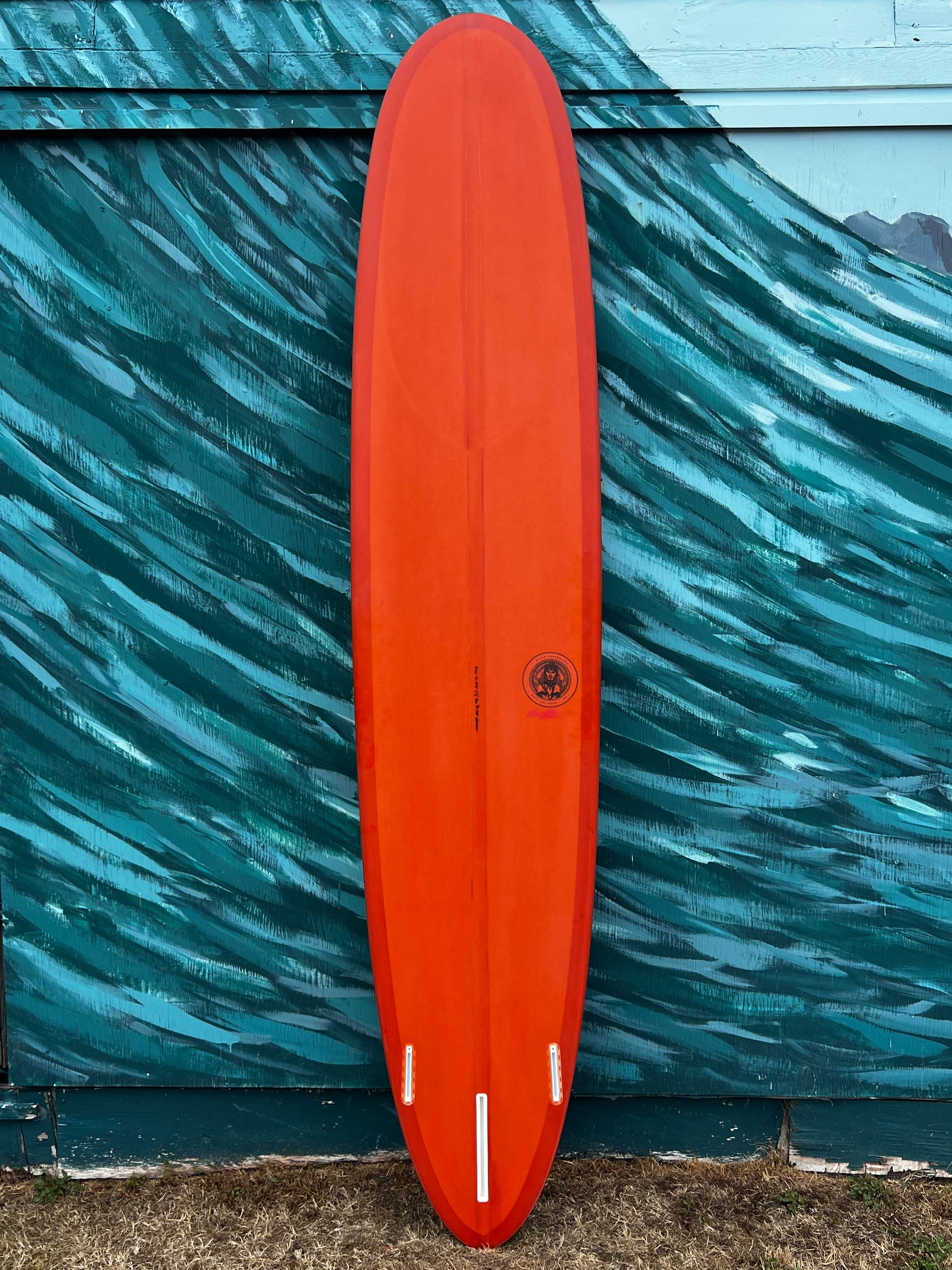 Bauer 9'6" Bull Whip Comp Longboard Surfboard- Bottom