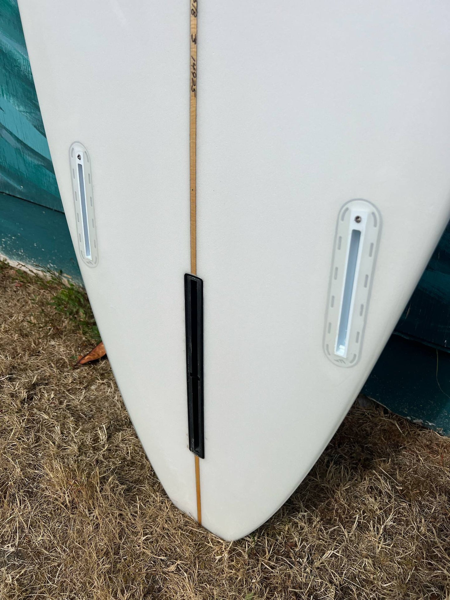 Pearson Arrow 9'4" Swirl Longboard Surfboard - fins