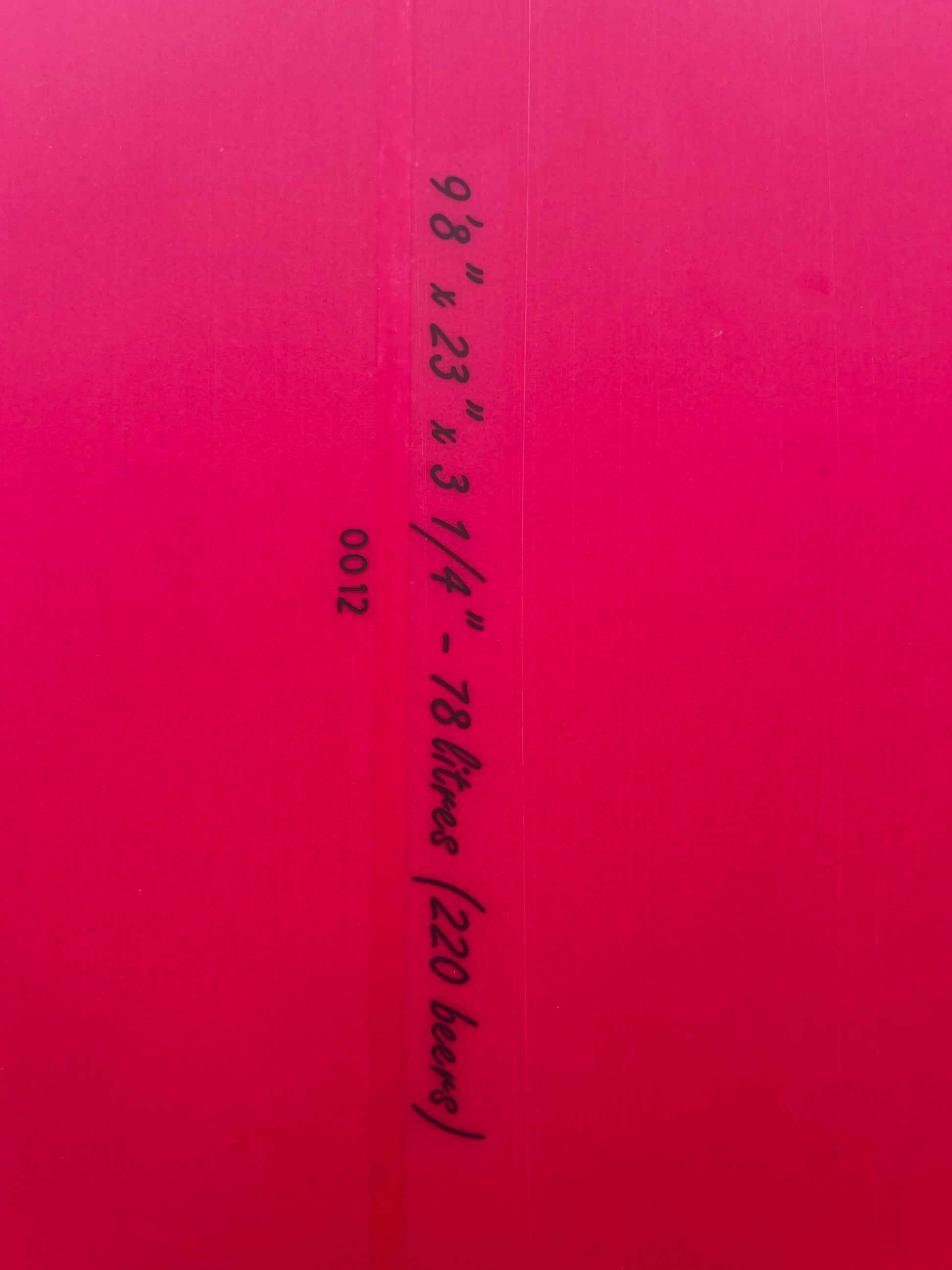 Critical Slide 9'8" Logger Head Longboard Surfboard - dims