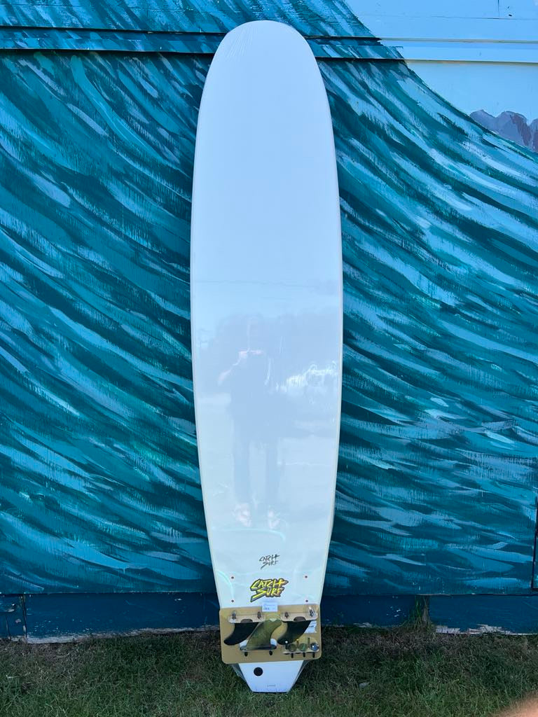 Catch Surf 9'0" Blank Series Soft Longboard Surfboard - Bottom & Fins