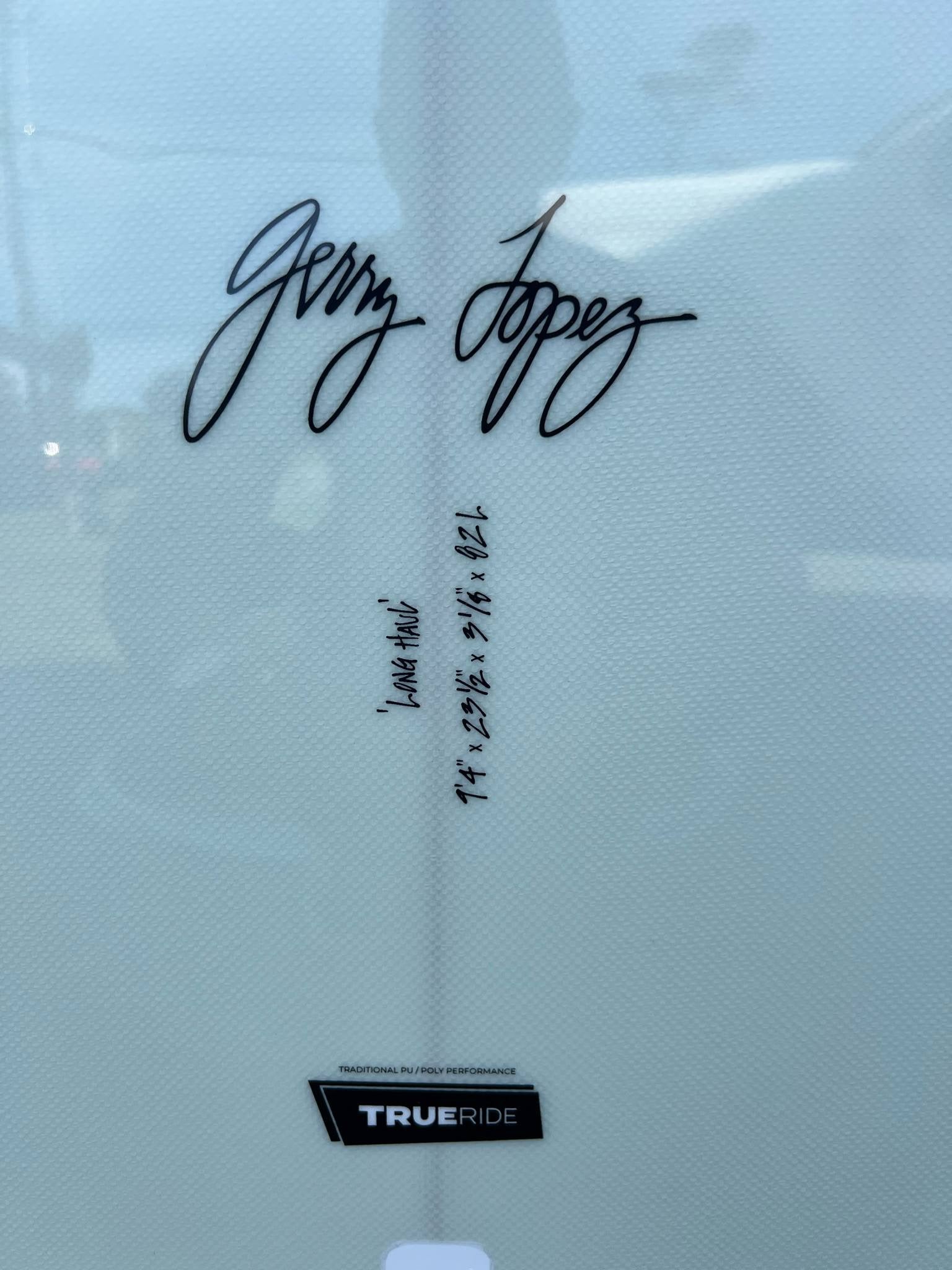 Gerry Lopez 9'4" "Long Haul" Longboard Surfboard - dims