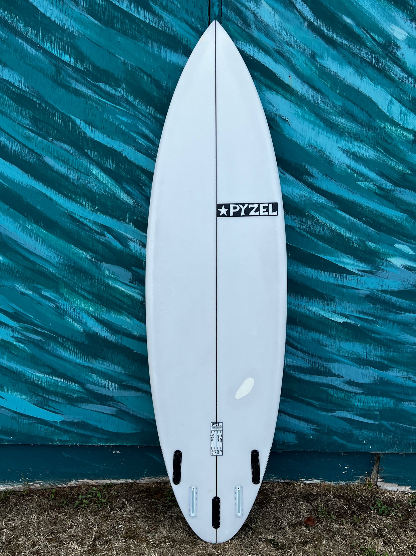 USED Pyzel 6'8" Ghost Shortboard Surfboard - Bottom