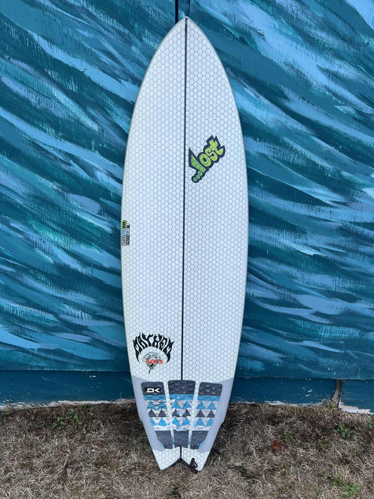 USED Lib Tech 5'8" LOST Mayhem Round Nose Fish Redux Shortboard Surfboard