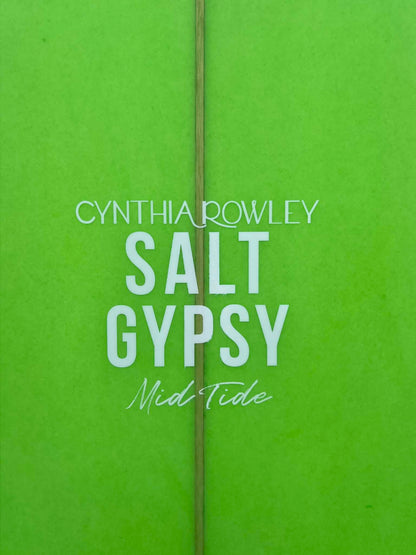 Salt Gypsy 7'0" Cynthia Rowley "Mid Tide" Mid-Length Longboard Surfboard -CR sig