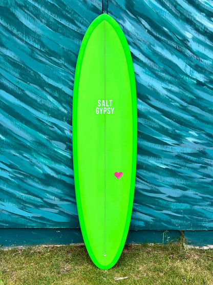 Salt Gypsy 7'0" Cynthia Rowley "Mid Tide" Mid-Length Longboard Surfboard