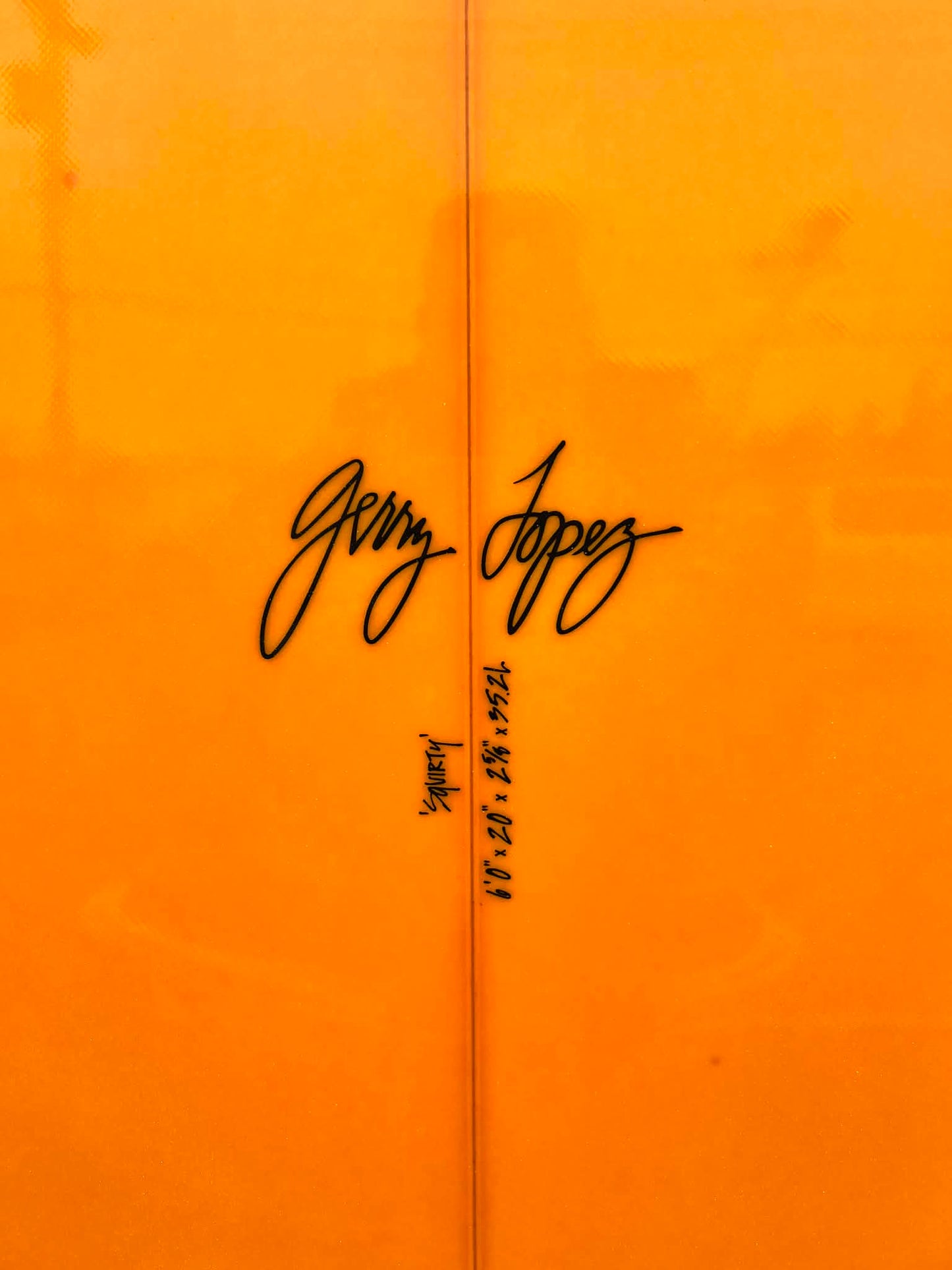 Gerry Lopez 6'0" Squirty Shortboard Surfboard - dims