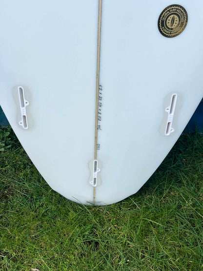 7S 6'2" "Double Down" Shortboard Surfboard - Fins