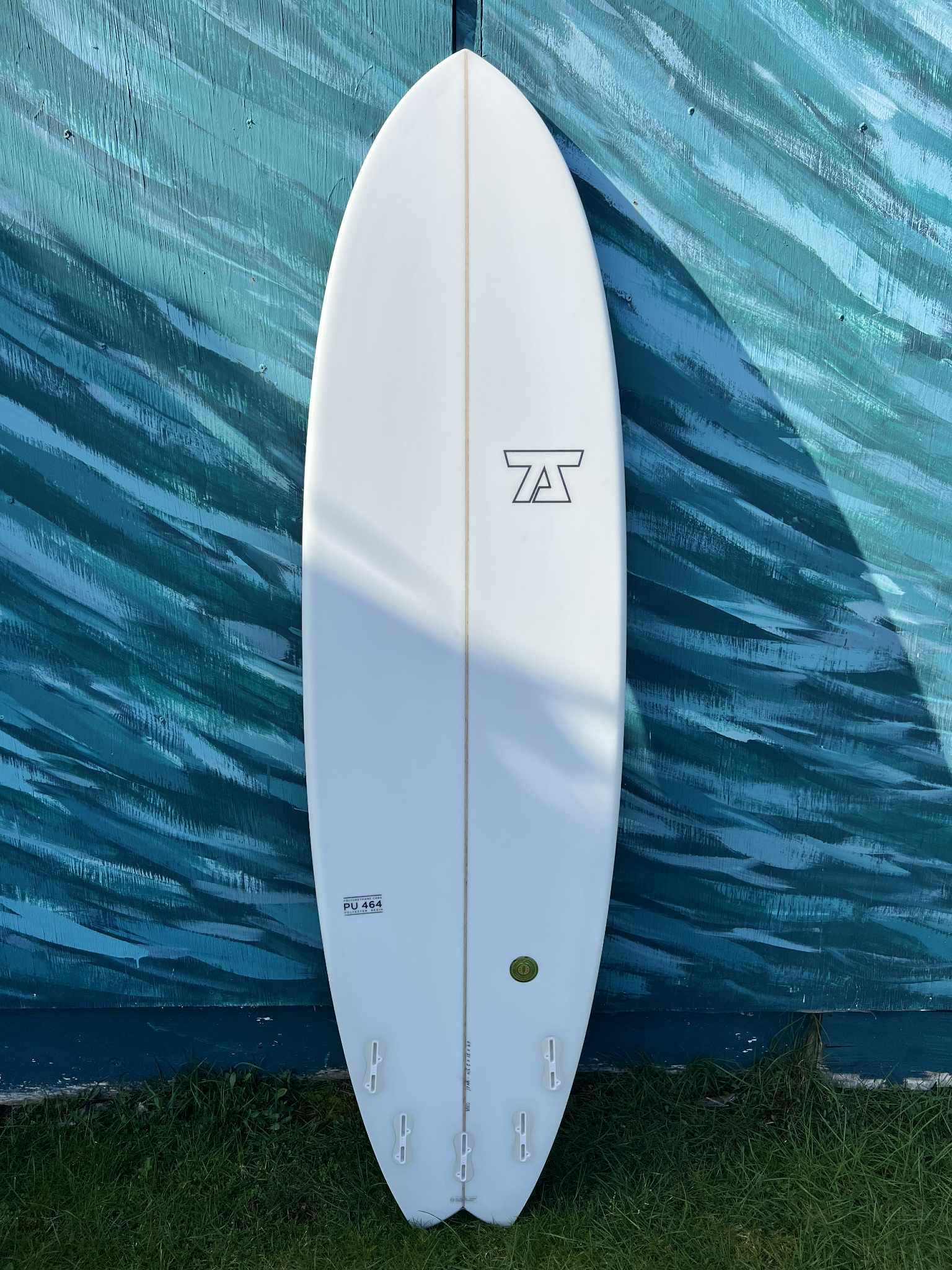 7S 6'9" "SuperFish 4" Fish Tail Shortboard Surfboard - Bottom