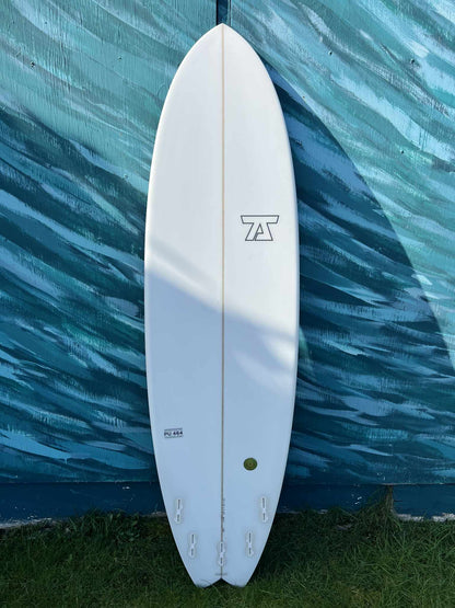 7S 6'9" "SuperFish 4" Fish Tail Shortboard Surfboard - Bottom