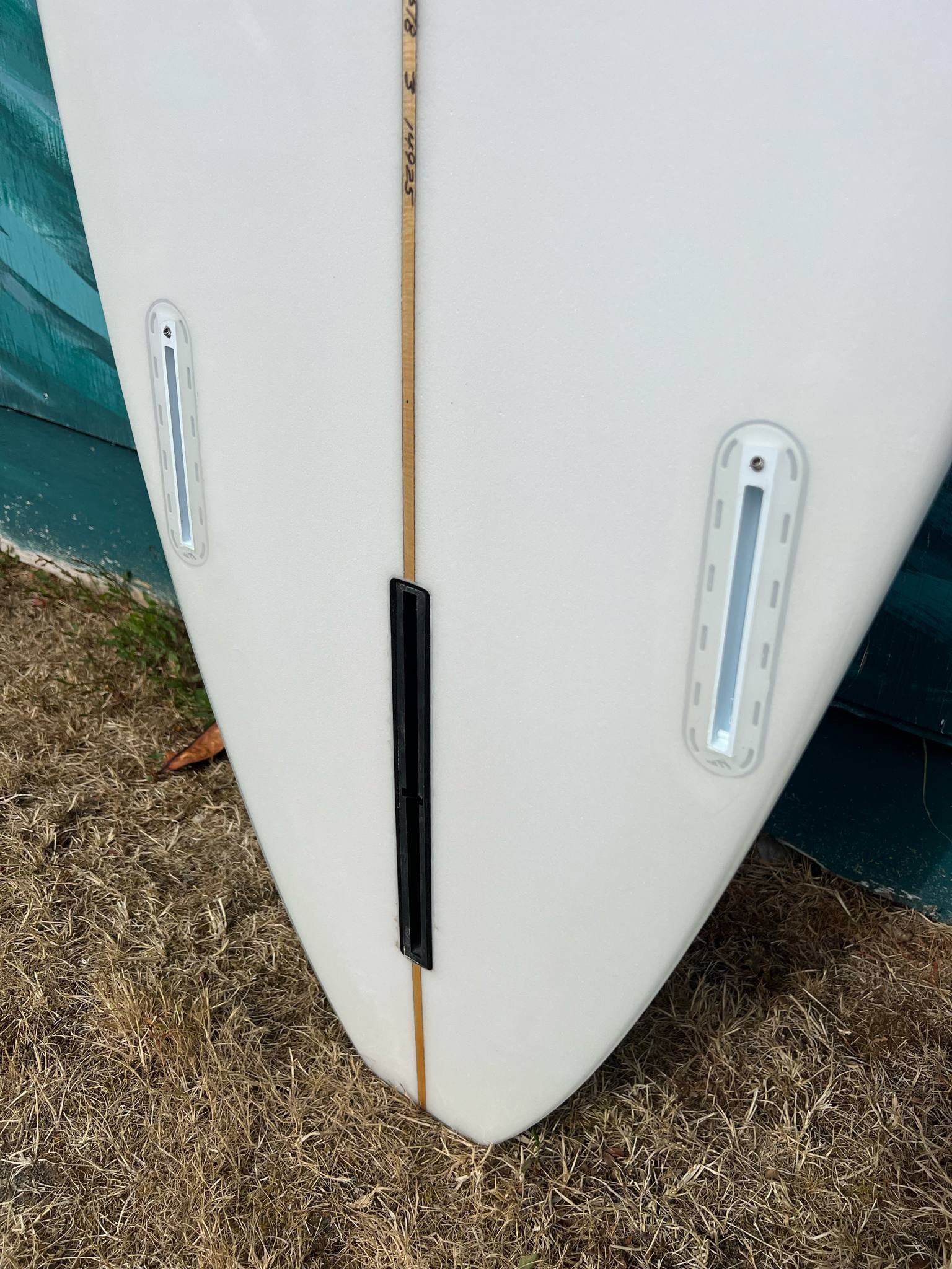 Pearson Arrow 9'4" Swirl Longboard Surfboard - fins