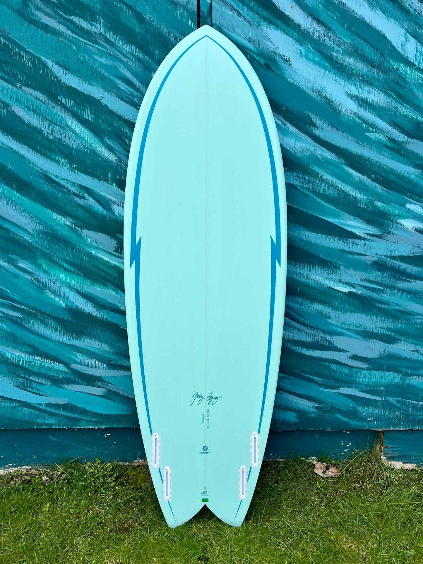 Gerry Lopez 5'10 "Something Fishy" Fish Shortboard Surfboard - Bottom