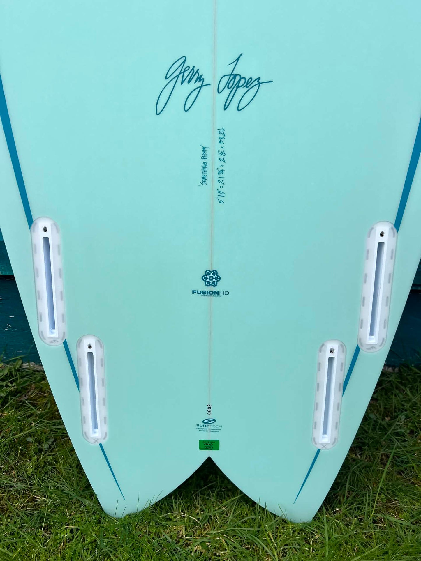 Gerry Lopez 5'10 "Something Fishy" Fish Shortboard Surfboard - Fins