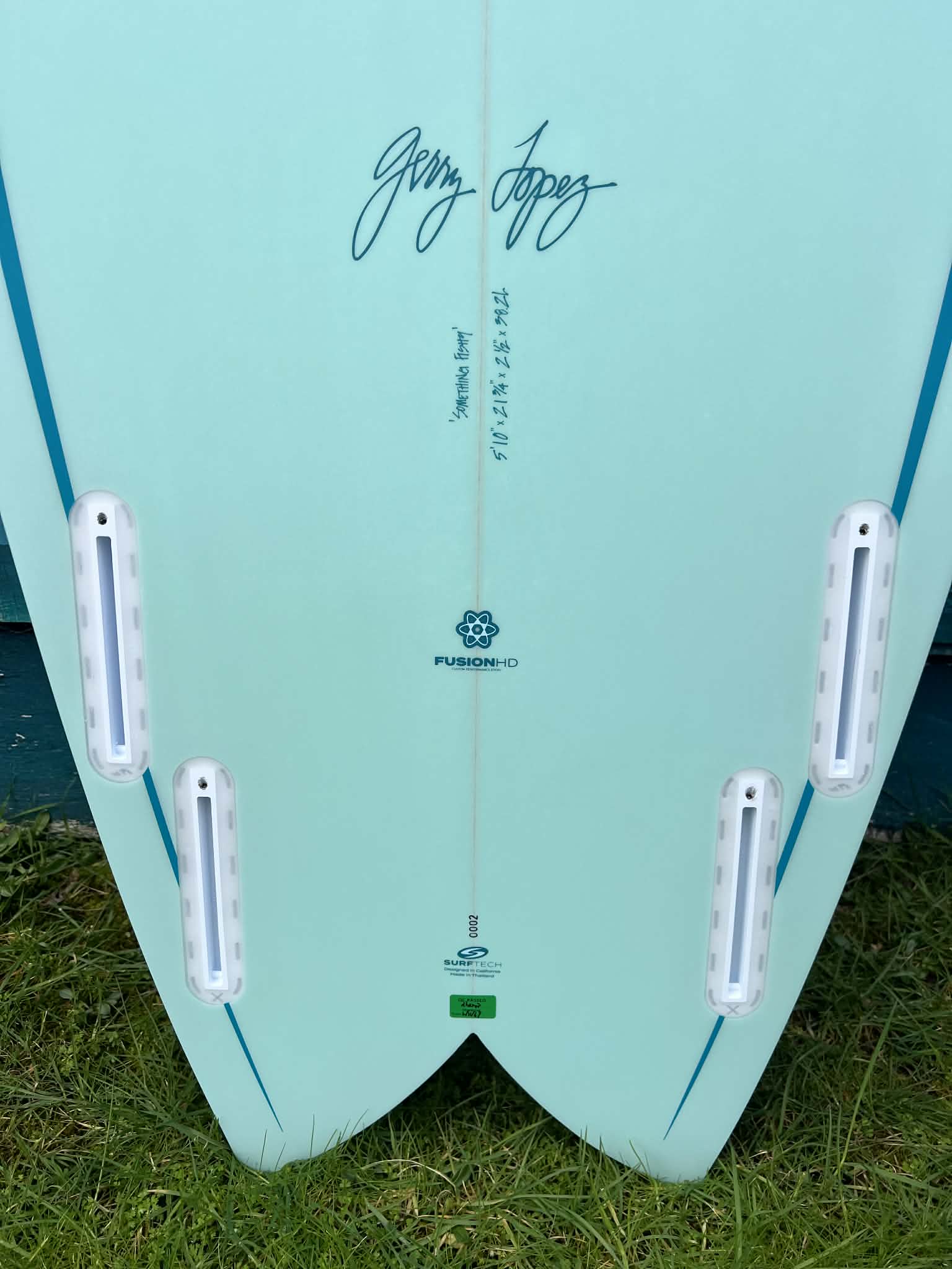 Gerry Lopez 5'10 "Something Fishy" Fish Shortboard Surfboard - Fins