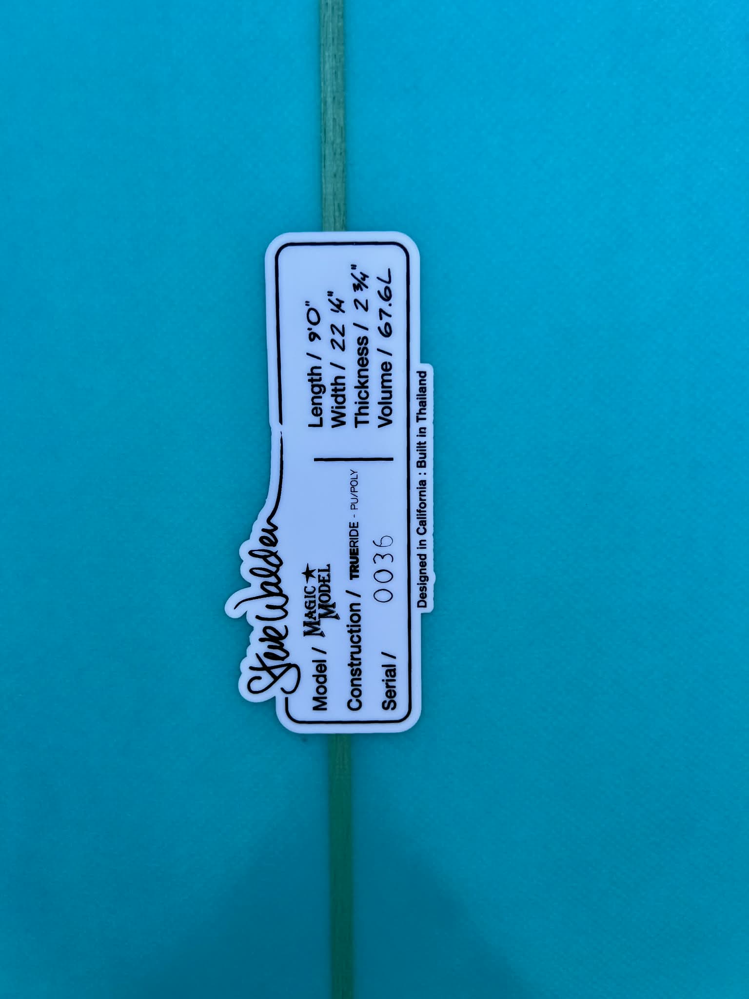 Walden 9'0" "Magic Model" Longboard Surfboard  dims