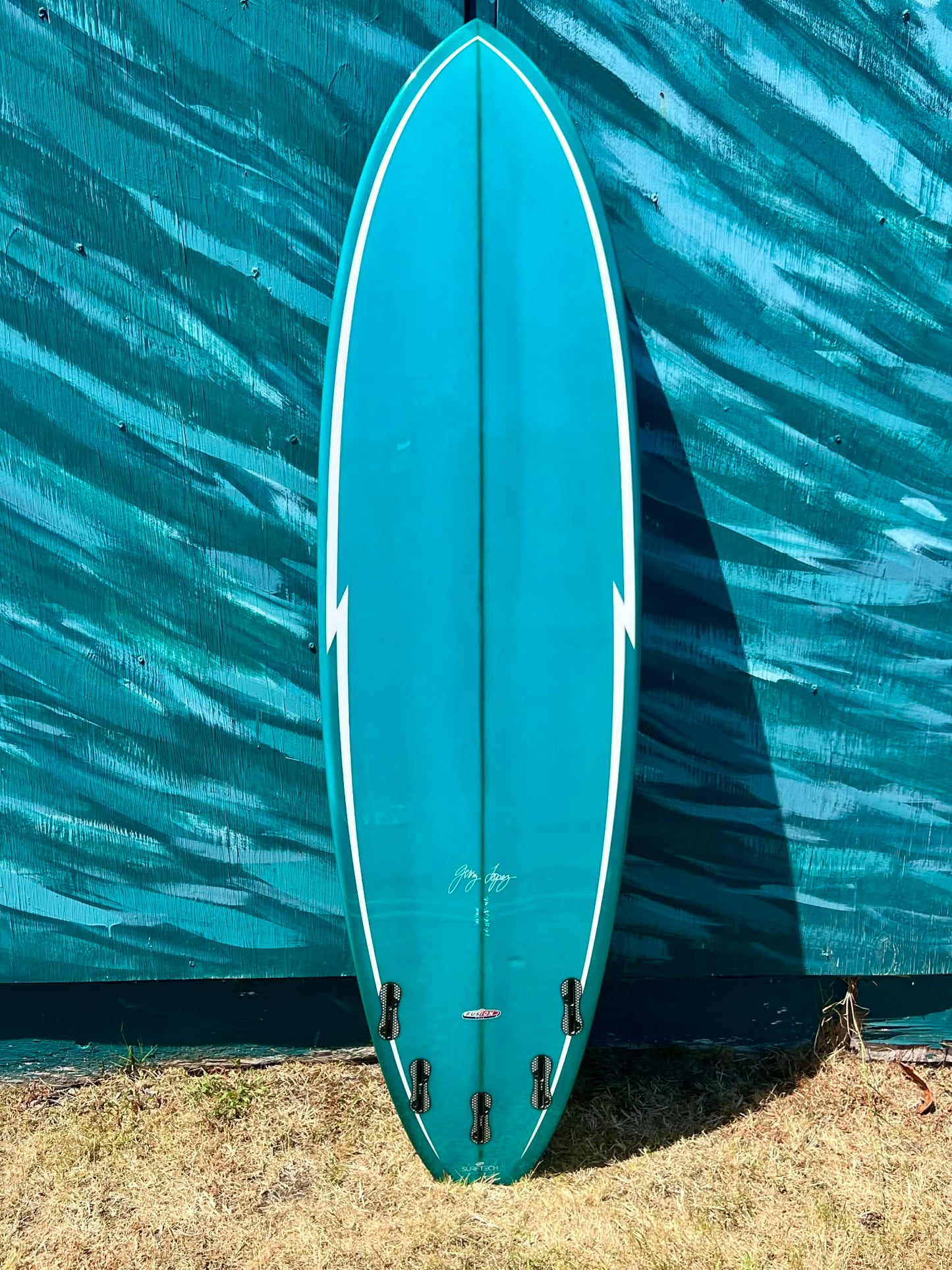 USED, Lightly! Gerry Lopez 6'4" Squirty Shortboard Surfboard - Bottom