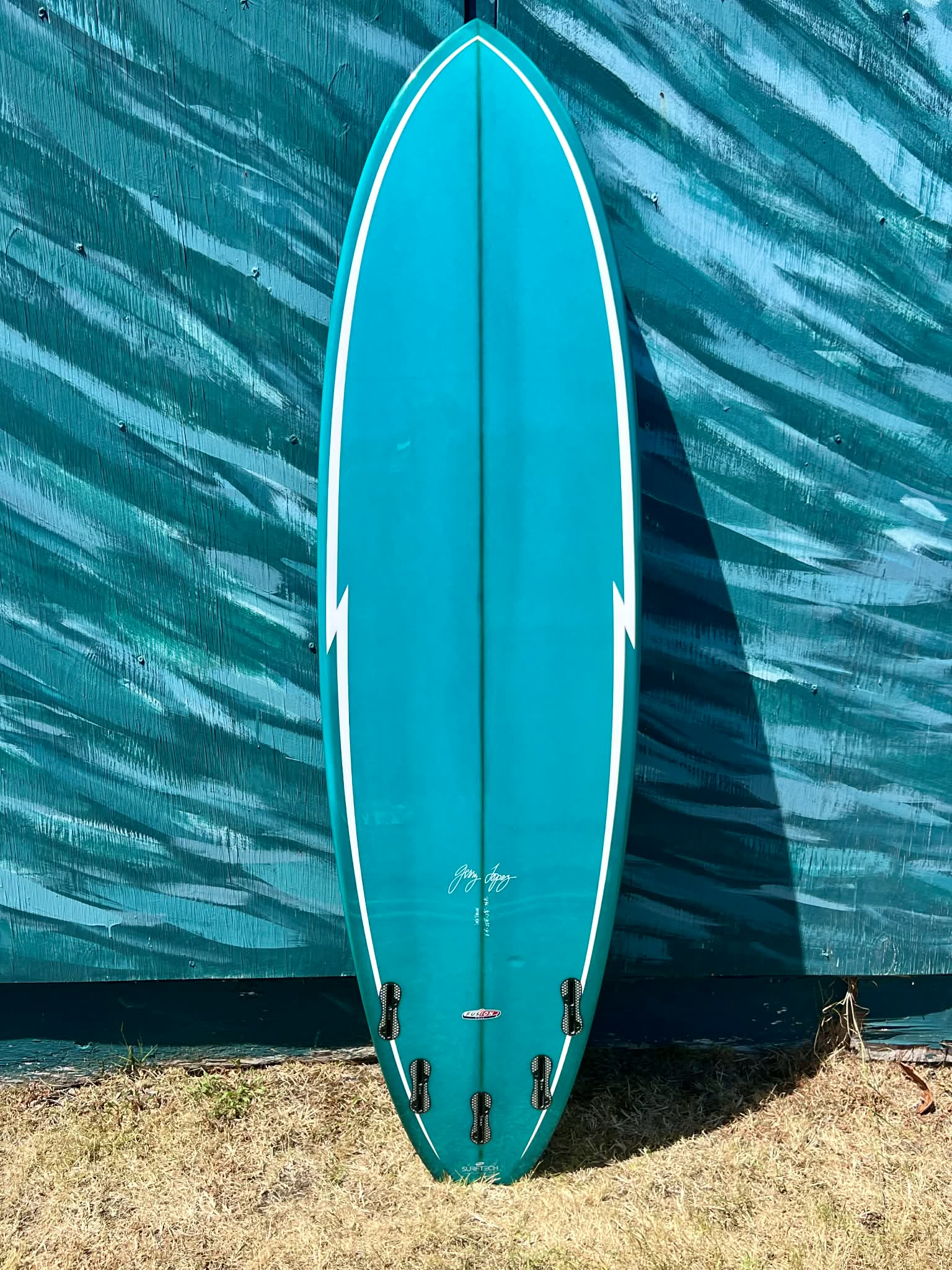 USED, Lightly! Gerry Lopez 6'4" Squirty Shortboard Surfboard - Bottom