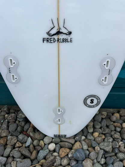 USED Channel Islands Al Merrick 6'2" Fred Rubble Shortboard Surfboard - Fins 