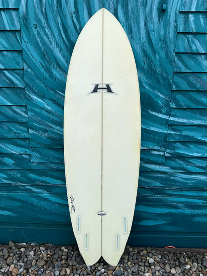 USED Haut 6'0" Fish Shortboard Surfboard - Bottom 