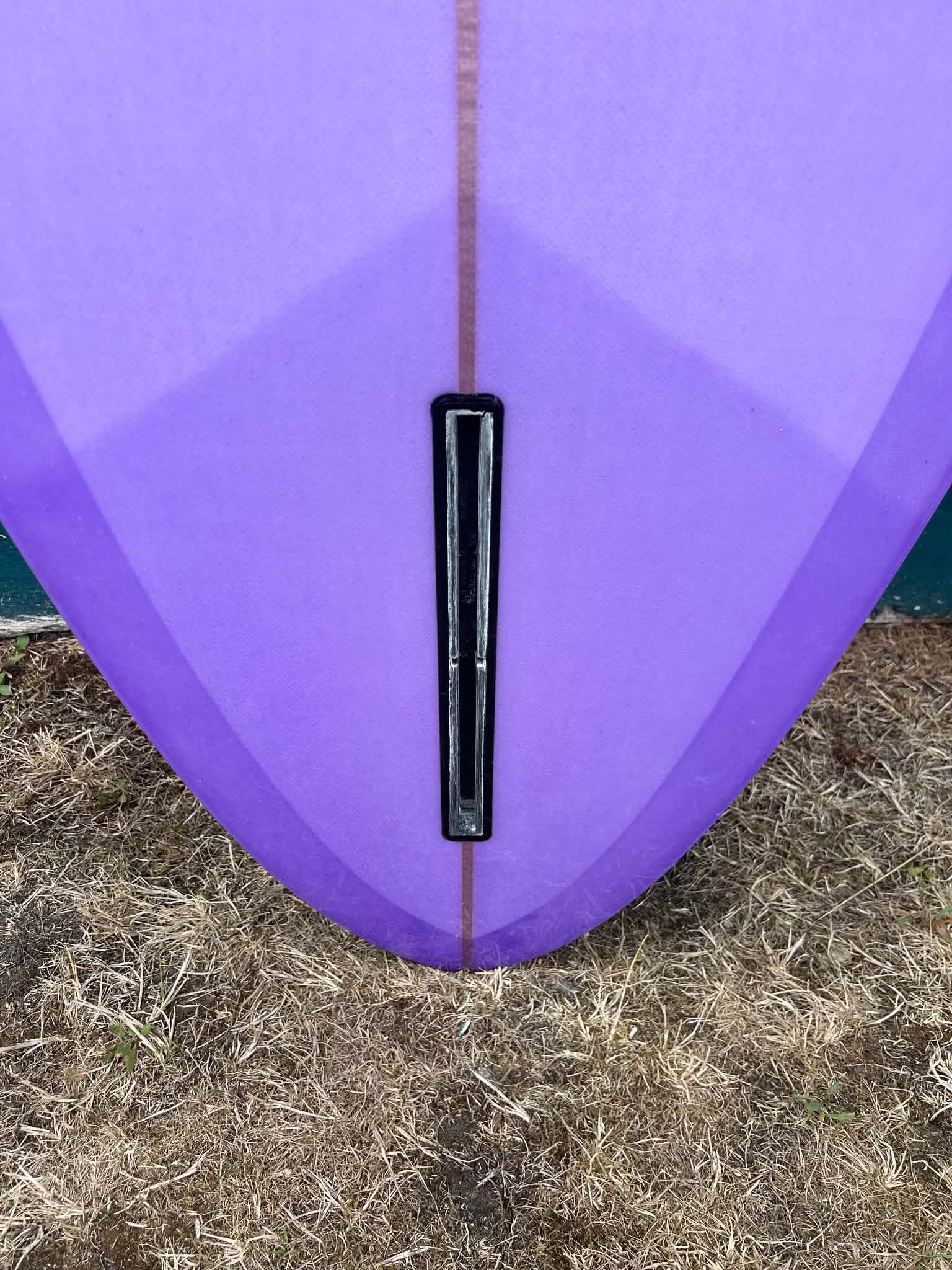 Bauer 9'4" Bull Whip Comp Noserider Longboard Surfboard - Fin