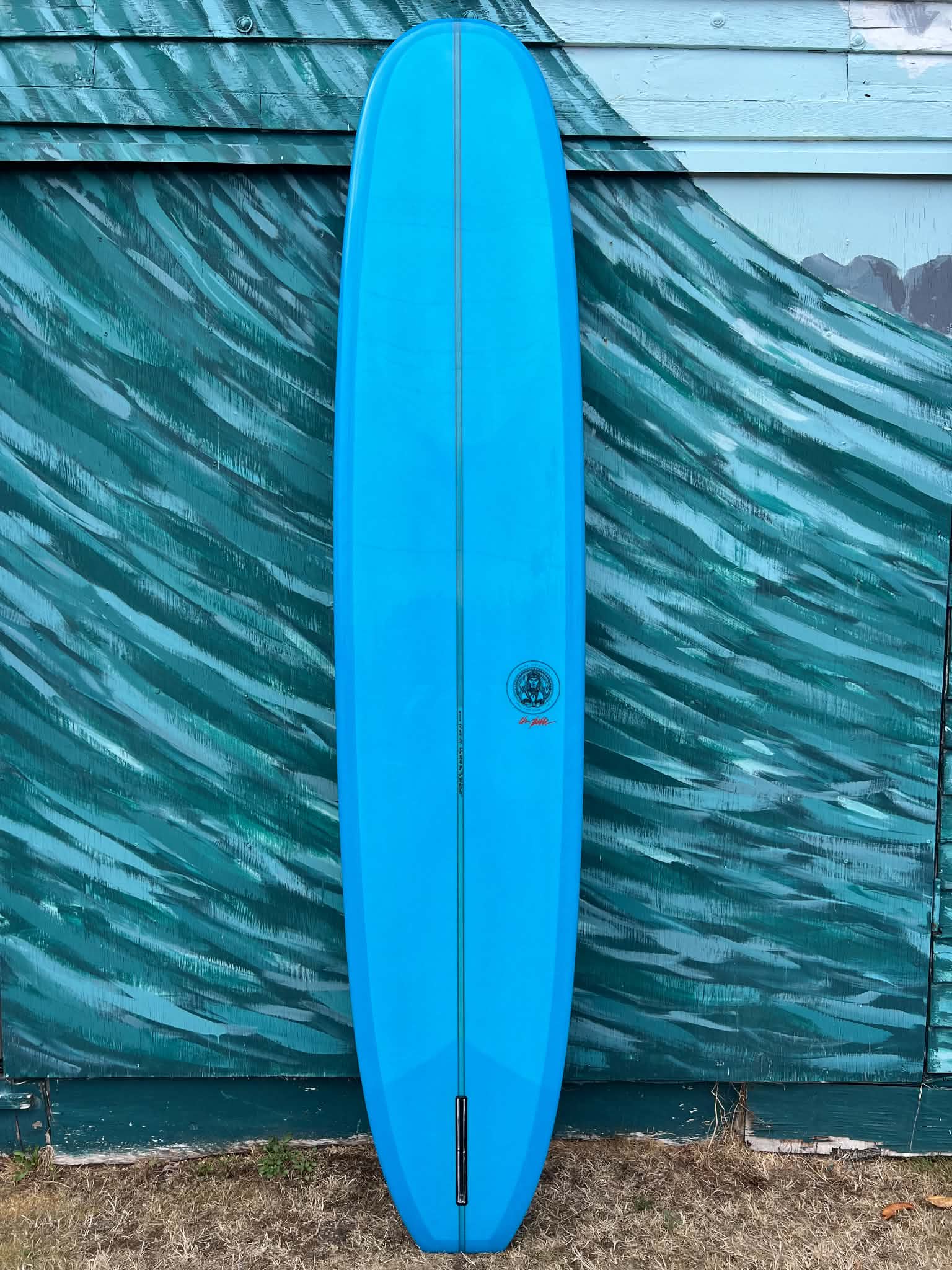 Bauer 9'10" Bull Kelp Longboard Surfboard - Bottom