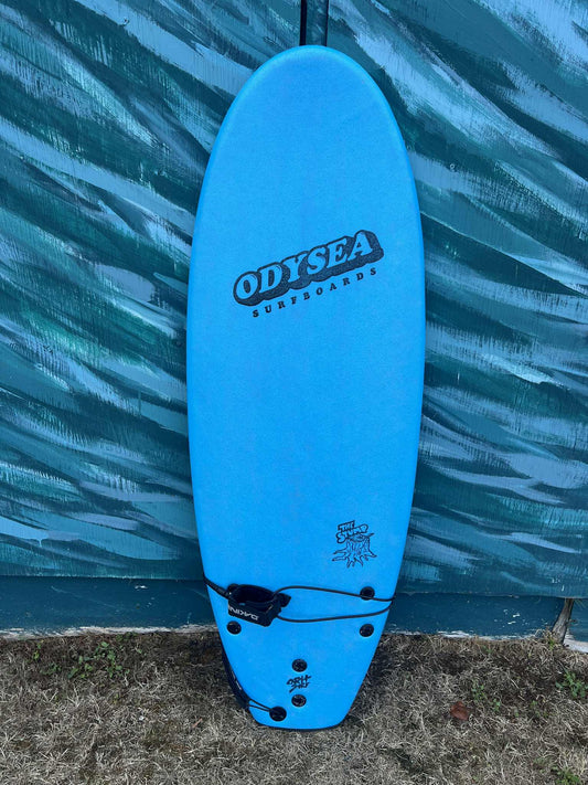 USED Catch Surf 5'0" "Stump" Odysea Santa Cruz-Collab Soft Shortboard Surfboard
