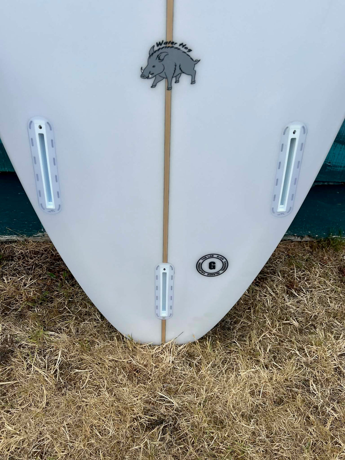 Channel Islands Al Merrick 8'2" Water Hog Mid-Length Surfboard - Fins