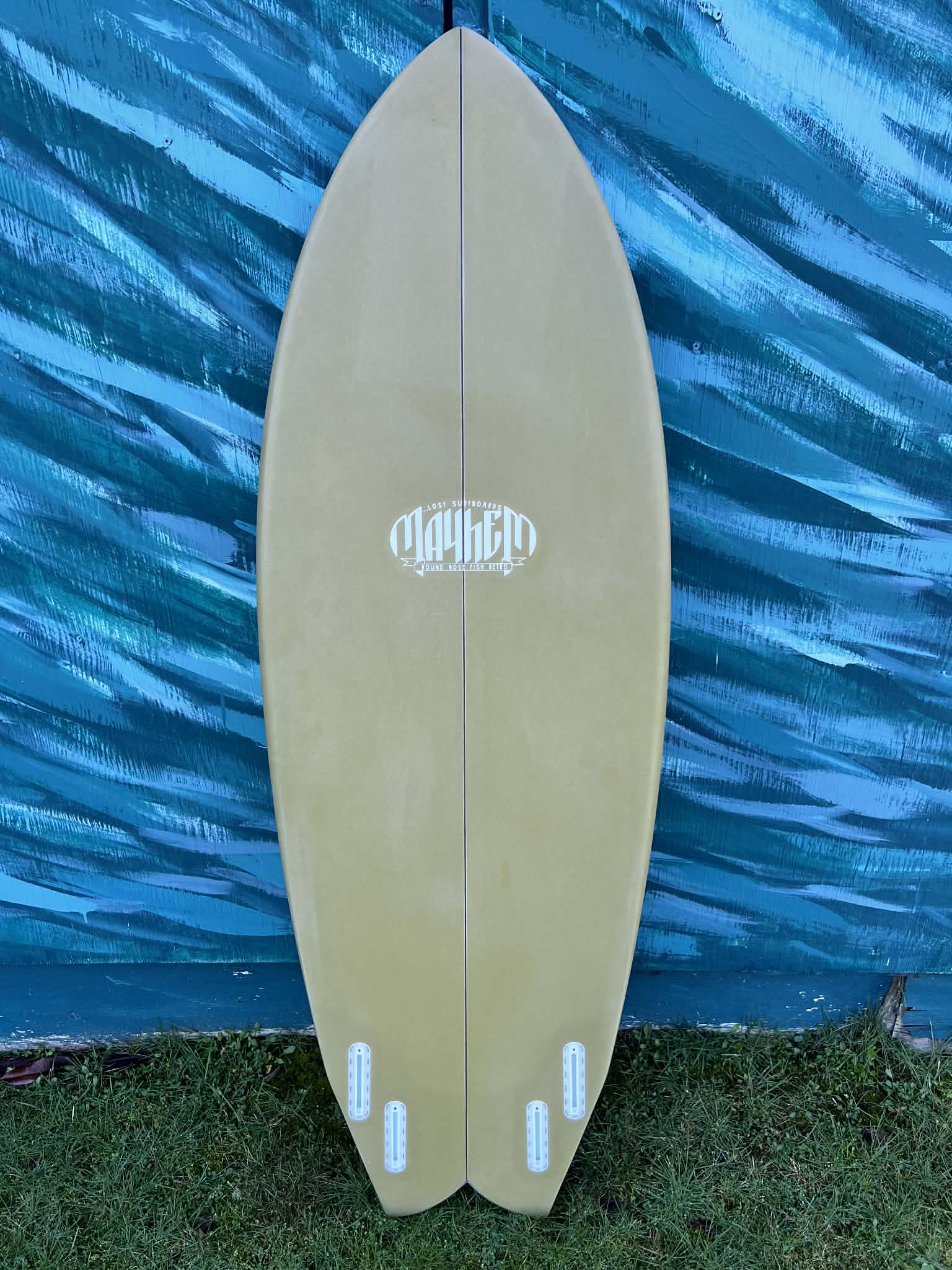 LOST by Mayhem 5'6" RNF Retro Fish Shortboard Surfboard - Bottom