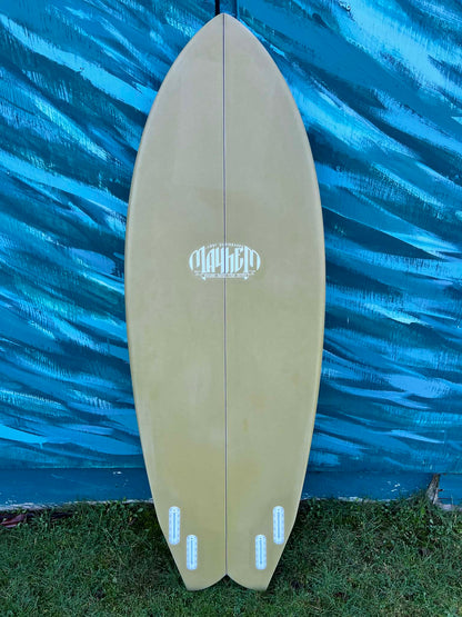 LOST by Mayhem 5'6" RNF Retro Fish Shortboard Surfboard - Bottom