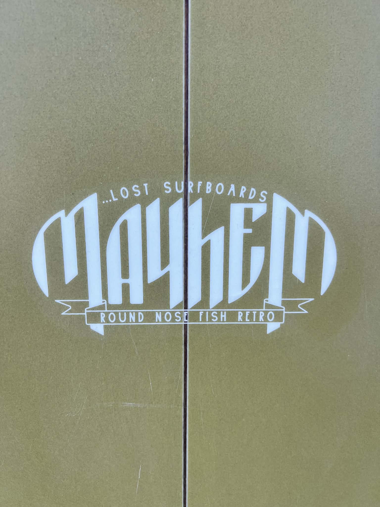 LOST by Mayhem 5'6" RNF Retro Fish Shortboard Surfboard - Logo