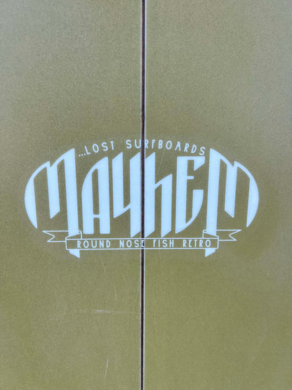 LOST by Mayhem 5'6" RNF Retro Fish Shortboard Surfboard - Logo