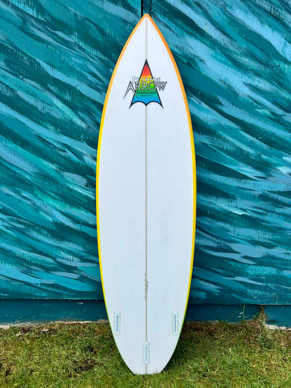 Pearson Arrow 6'2" Squash Tail Shortboard Surfboard - Bottom