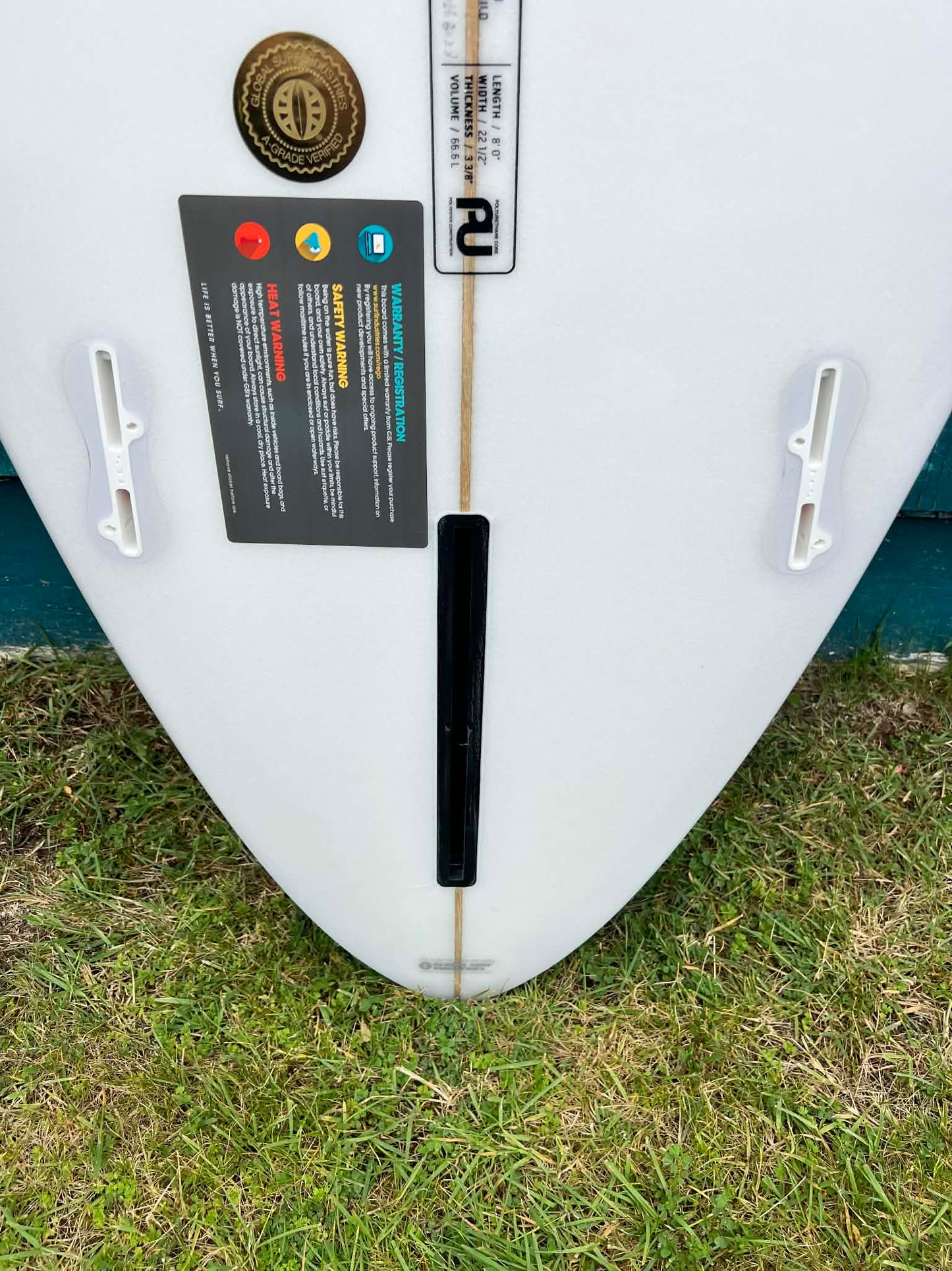 Modern 8'0" "Love Child" Mid-length Longboard Shortboard Surfboard - Boxes 