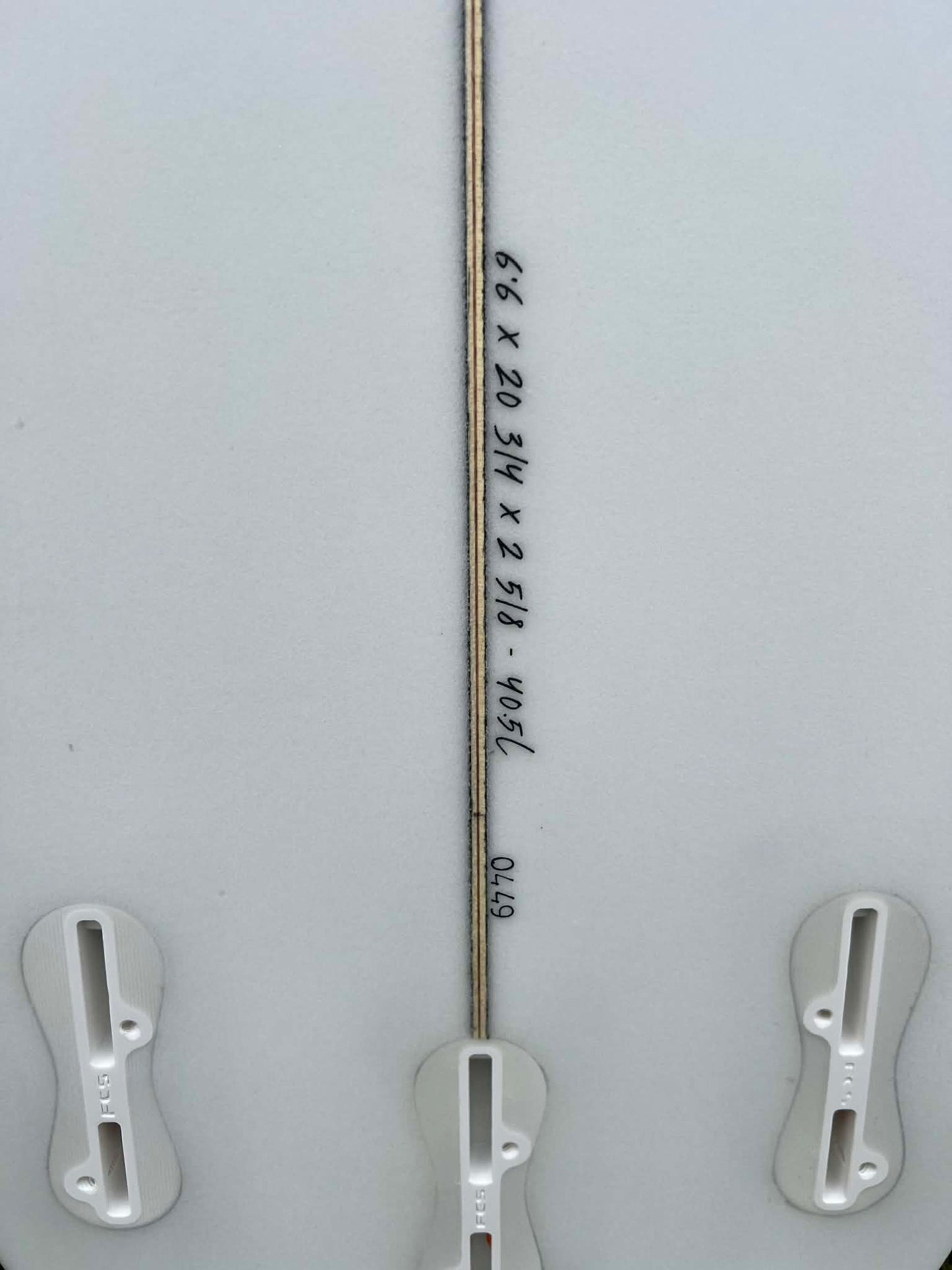 7S 6'6" "SuperFish 4" Fish Tail Shortboard Surfboard - dims