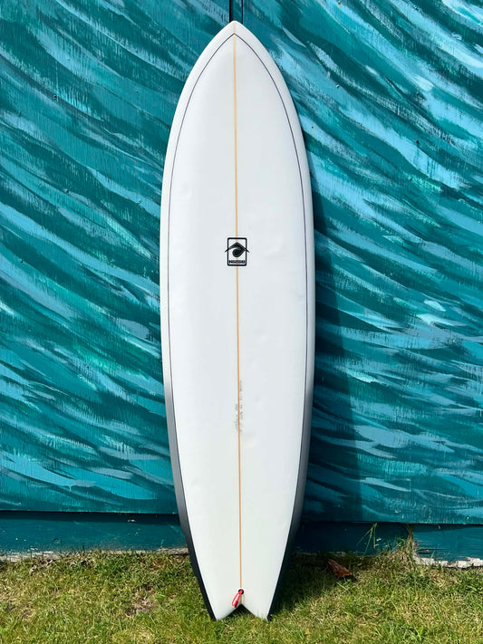 USED NWSD 6'10" Mega Fish Mid-Length Shortboard Surfboard