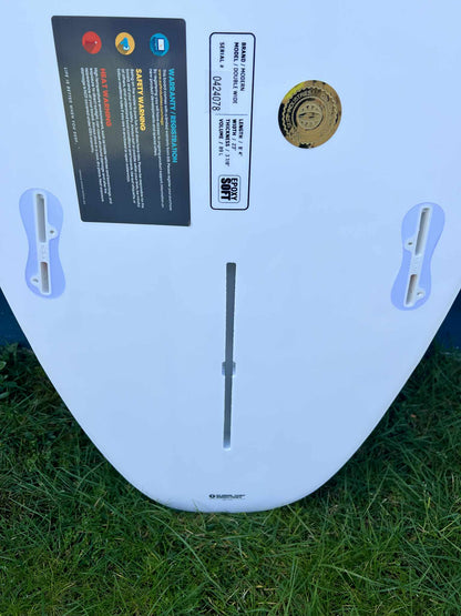 Modern 8'4" "Double Wide" Longboard Surfboard - Fins 