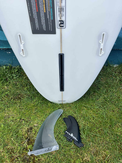 Modern 9'6" Golden Rule Longboard Surfboard - Fins