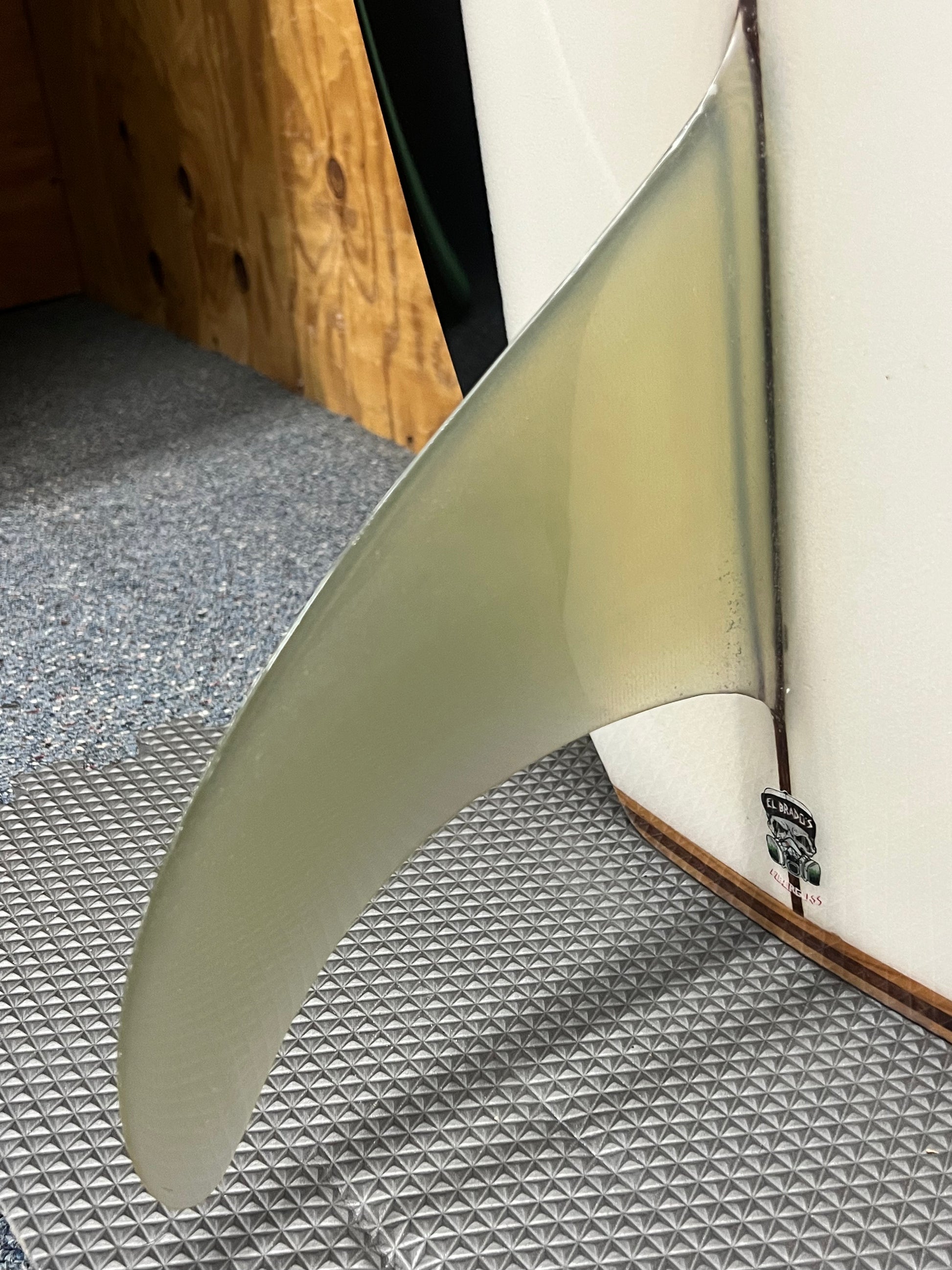 Murdey 8'0" Baby Bells Mid-Length Longboard Surfboard - Fin
