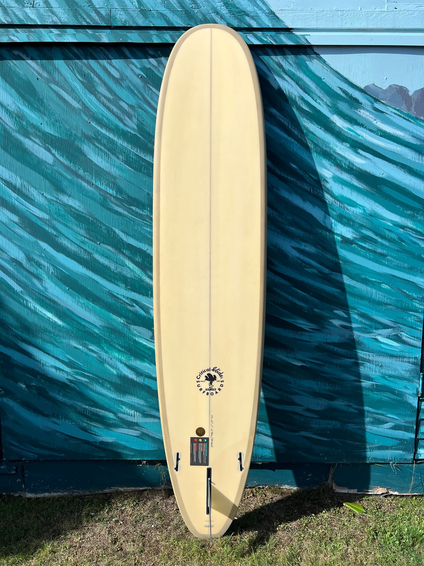 Critical Slide 9'0" All Rounder Longboard Surfboard - Bottom