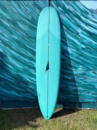 SOLID 8'0" EZ Street Pin Tail Mid-Length Longboard Surfboard