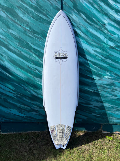 USED Aipa 7'0" Big Boy Sting Mid-Length Swallow Tail Shortboard Surfboard