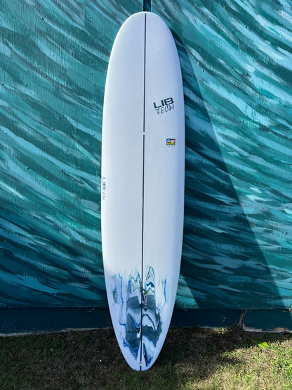 Lib Tech 7'6" Pickup Stick Mid-Length Shortboard Longboard Surfboard