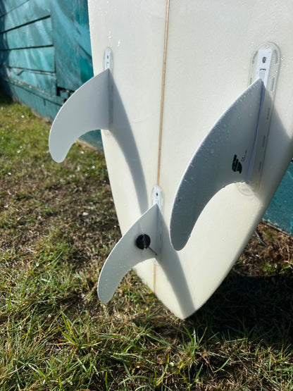 Pearson Arrow 6'2" Squash Tail Shortboard Surfboard - fins