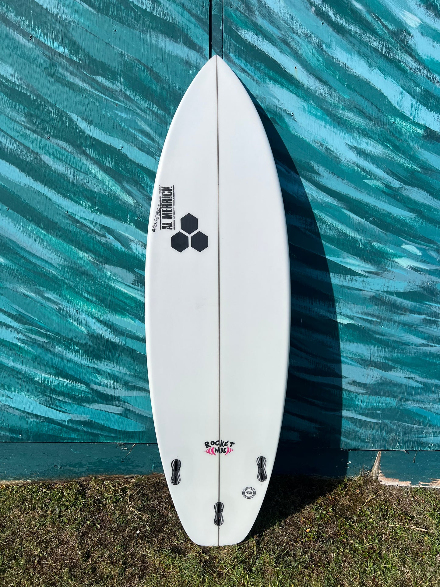 Channel Islands Al Merrick 6'2" Rocket Wide Squash Tail Shortboard Surfboard - Bottom