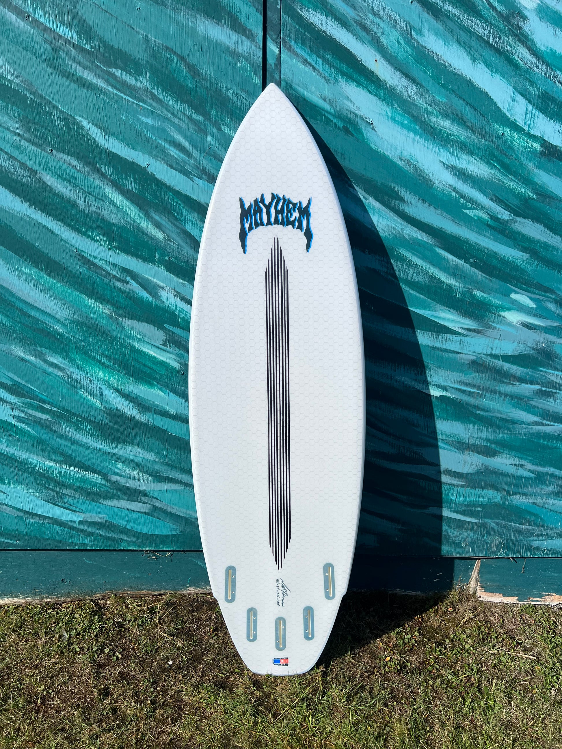 Lib Tech 5'10" LOST Mayhem Rad Ripper Shortboard Surfboard - Bottom