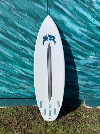 Lib Tech 5'10" LOST Mayhem Rad Ripper Shortboard Surfboard - Bottom