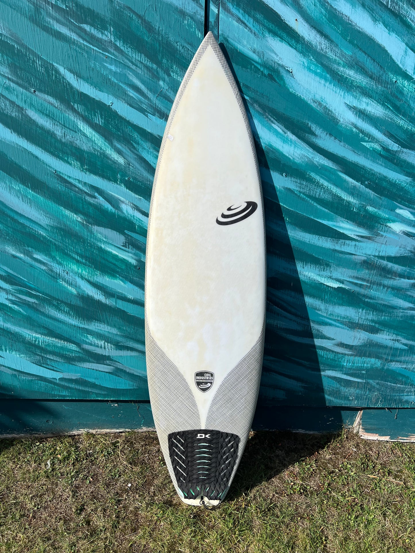 USED Coil Industries 5'11" Squash Tail Shortboard Surfboard