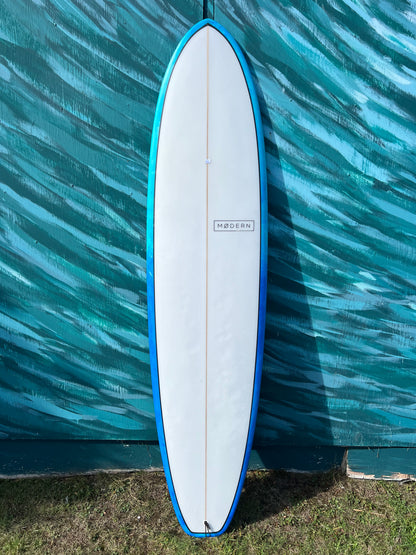 USED Modern 7'6" Falcon Mid-length Longboard Shortboard Surfboard