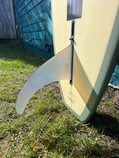 Critical Slide 9'8" Logger Head Longboard Surfboard - fins
