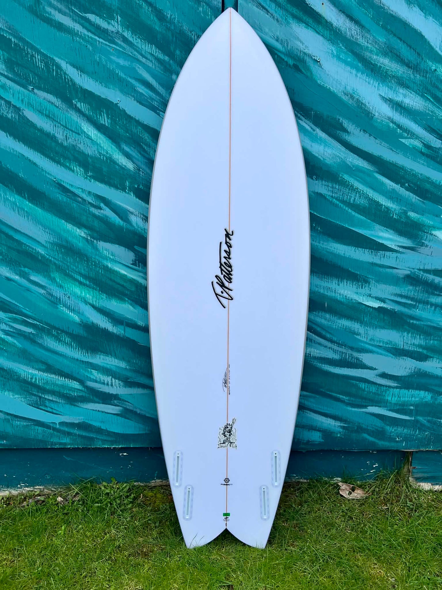 Timmy Patterson 6'0" "Devil Fish" Shortboard Surfboard - Bottom