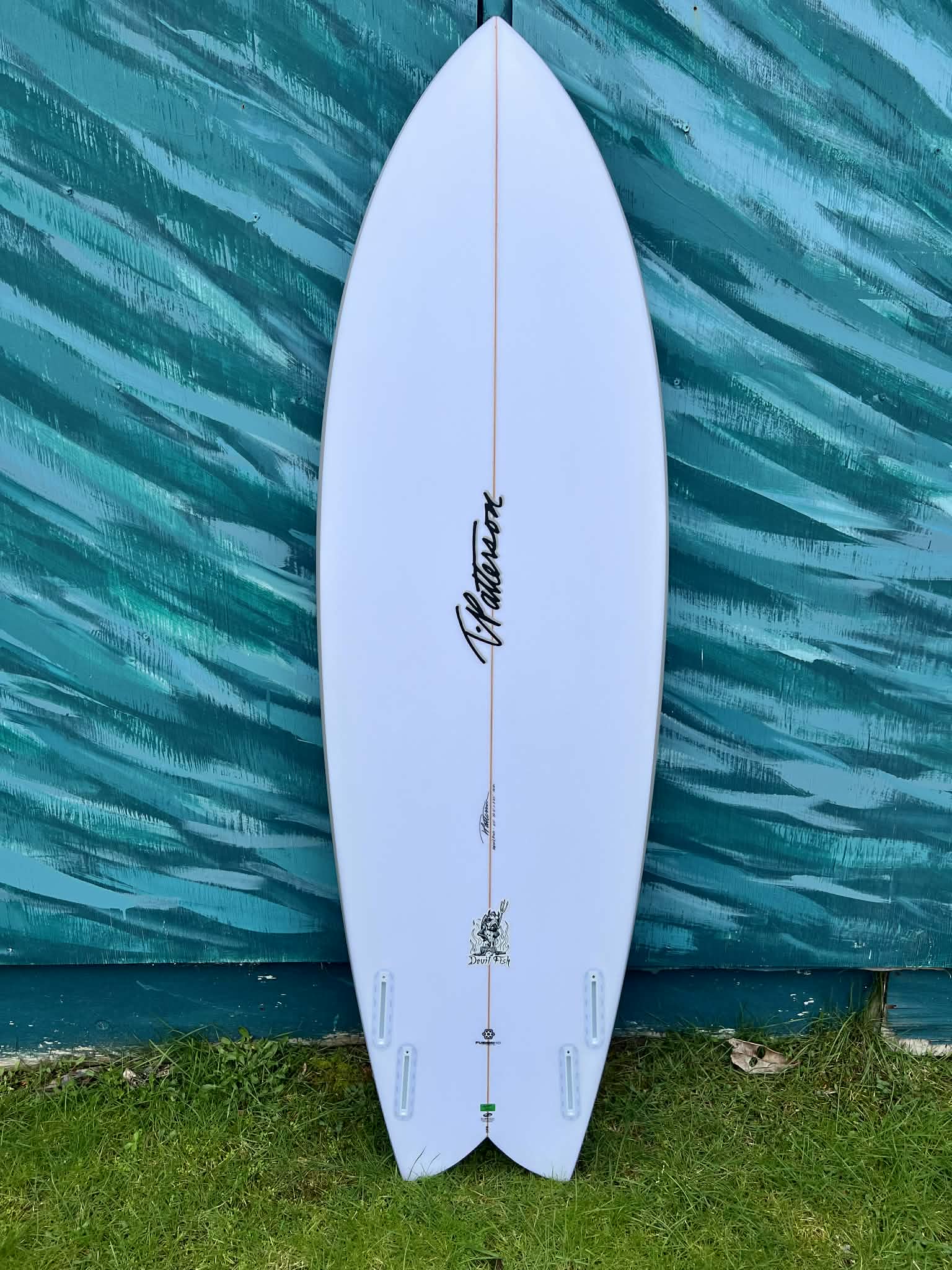 Timmy Patterson 6'0" "Devil Fish" Shortboard Surfboard - Bottom